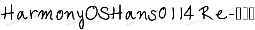 HarmonyOSHans0114 Re字体转换